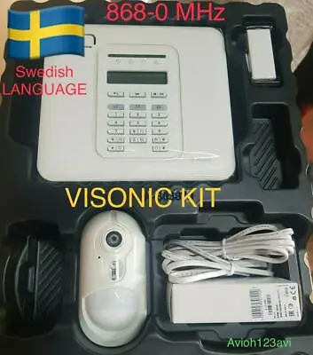 VISONIC  PowerMaster-10 868Mhz  Triple Wireless Security Alarm Kit (Swedish) • $249
