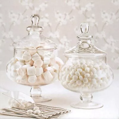 £29.99 • Buy 30 25cm Vintage Retro Decorative Glass Storage Jar Candy Buffet Table Decoration