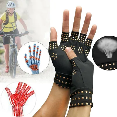£4.25 • Buy Compression Gloves Arthritis Carpal Tunnel Hand Support Rheumatoid Pain Relief