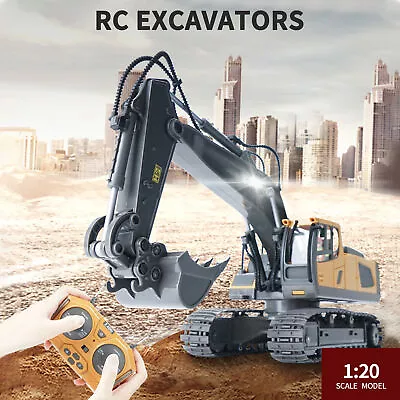 1/20 2.4G 11CH RC Excavator RC Car Construction Truck Engineering Digger Toy RTR • $58.53