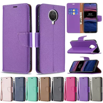 For Nokia G20 C1/1 Plus 5.4 5.3 6.2/7.2 5.1 Case Leather Wallet Stand Flip Cover • $14.99