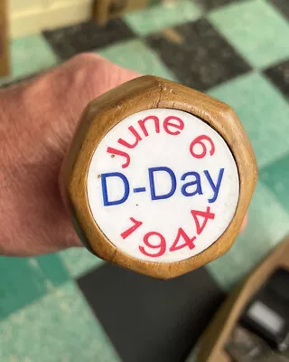 $20 • Buy WWII June 9 1944 D Day Commemerative Cane Walking Stick
