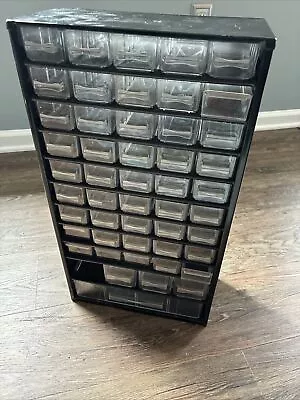 Vintage 50 Drawer Metal Storage Cabinet Organizer Flambeau - R404 • $39.99