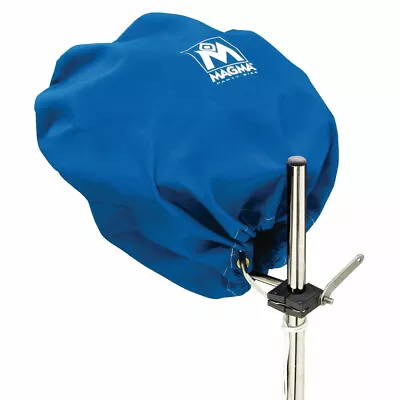 Magma Blue Sunbrella Waterproof Round Kettle Party Size BBQ Grill Cover/Tote Bag • $62
