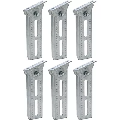 6 Pack 8 Inch Boat Trailer Hot Dipped Galvanized Swivel Top Bunk Board Brackets • $123.69