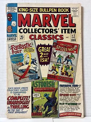 Marvel Collectors' Item Classics #2 - Marvel Reprints Spiderman 4 1966 - • $9.99