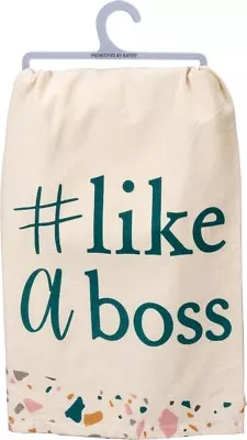 Primitives Dish Towel - #LikeAboss • $4