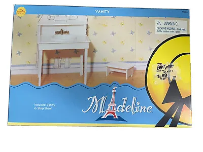 Madeline 6 Inch Doll Bathroom Vanity & Stool Old House In Paris NRFB Vintage • $35.70