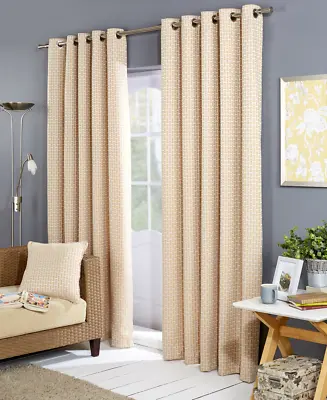 Balmoral Lined Ring Top Curtainscushion Covers Available. Faux Wool • £49.99