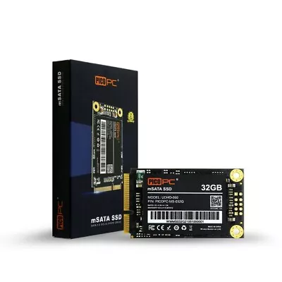 £21.59 • Buy PICOPC 32GB MSATA3.0 SSD 3D NAND Internal Solid State Drive For Mini PC, Laptop