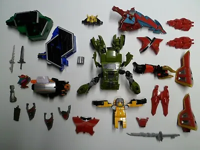 Power Rangers Megazords And/or Transformers Parts Pieces Mixed Lot See Pics • $29.95