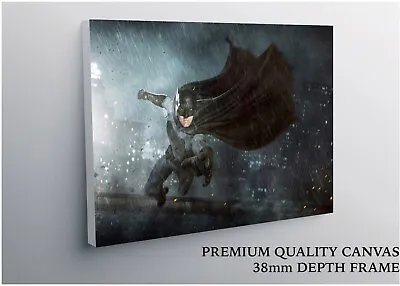 Batman The Dark Knight Movie Art Large CANVAS Print A0 A1 A2 A3 A4 • £20.66