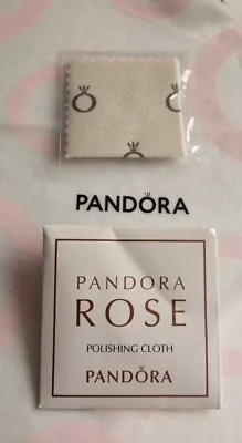 1 X Genuine Authentic Pandora Jewellery Polishing Cloth Rose Gold Cloth • £6.22