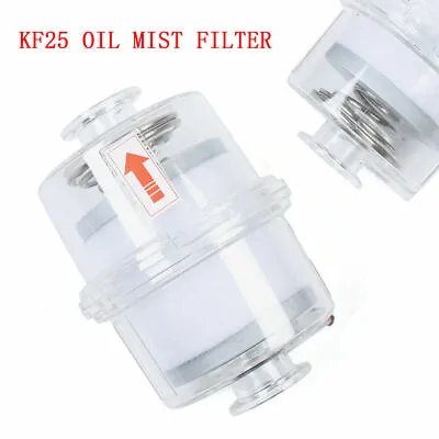 $50 • Buy  Kf25 Vacuum Pump Accessory Oil Mist Filter Transparent Flue Gas Separator 