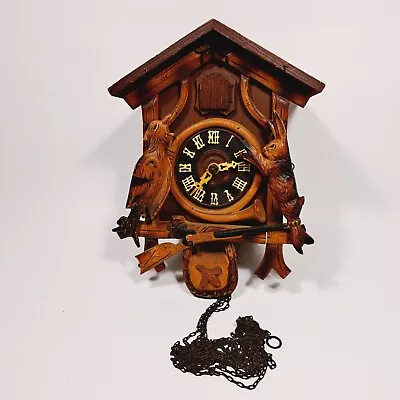 Vintage German Black Forest Hunting Theme Cuckoo Clock ~ For Parts Or Repair • $50