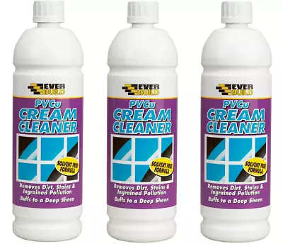 Everbuild PVCU Cream Cleaner 1L X 3 • £15.99
