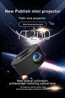 Mini Projector LED HD 1080P Home Cinema Portable Office Theater Movie Projector. • $31.99