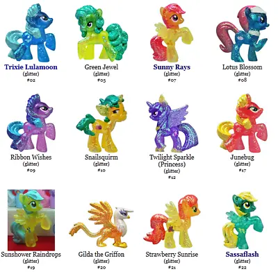 £4.99 • Buy MY LITTLE PONY GLITTER BLIND BAG FIGURES - SERIES 10 HASBRO Party Bag Fillers