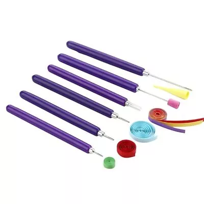 Kit Tweezer Needle Paper Diy Set Quilling Paper Tools Pins Slotted Pen Tool • £5.56