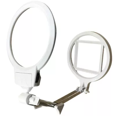  Metal Work Magnifying Glasses For Close On Stand Craft Lamp • £18.48