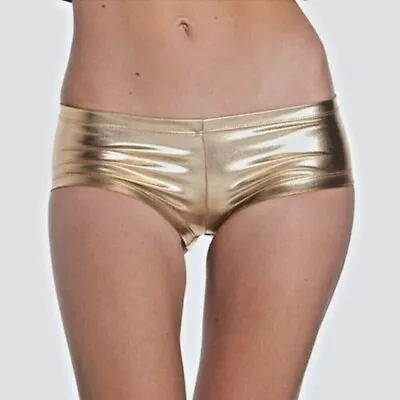 Metallic Booty Short Panties Underwear Club Wear  Exotic Dance And Club Wear • $6