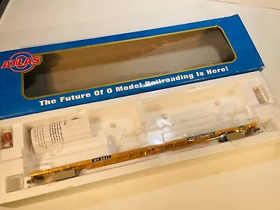 Vtg NIB 1990s Atlas O Scale 7980-2 2-Rail 89'4  Western Pacific WP 8837 Flat Car • $23.50