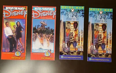 Lot 4 1990s Walt Disney Village Water Adventures Beyond The Parks Brochure Map • $13.71