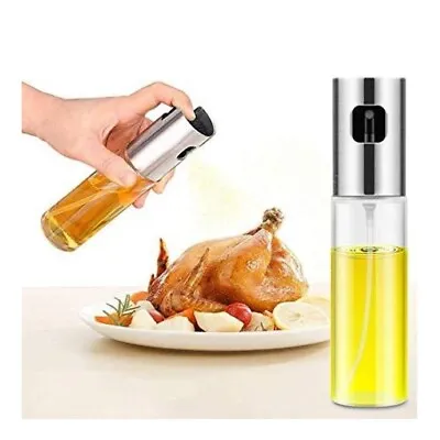 Oil Sprayer For Cooking Refilable Olive Oil Pump Spray Bottle For Baking BBQ  • £8.99