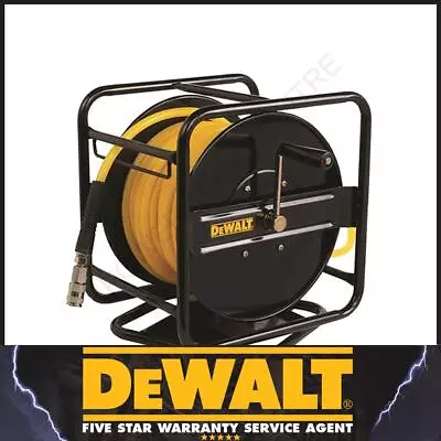 DeWalt DWP-CPACK30 30M Rotating Air Line  Compressor Hose Reel And Couplers • £109.99