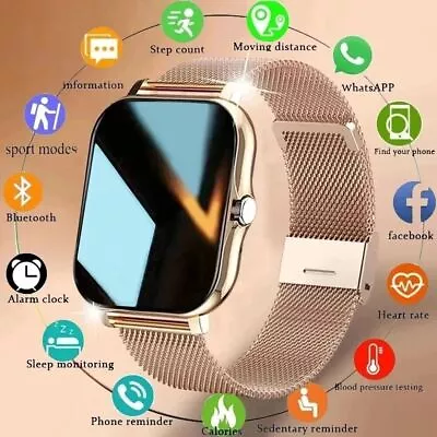 Men Women Smart Watch Ladies Watches For Android IPhone Samsung Fitness Tracker • £11.90