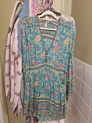 $170 • Buy Spell Folktown Playdress Small Turquoise