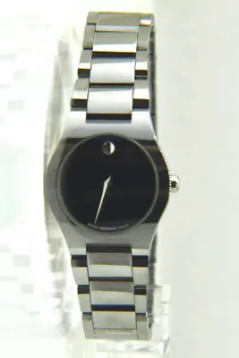 Movado Fiero Tungsten Carbide Ladies Watch - 0605620 • $1999.95