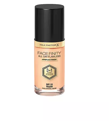 Max Factor X Face Finity All Day Flawless 3-in-1 Foundation • $11.25