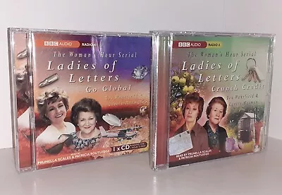 LADIES Of LETTERS - Go Global & Crunch Credit - 2 BBC Radio 4 CD Audio Books • £7.99