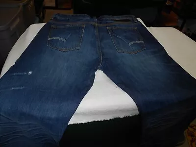 VINTAGE Mens ARTFUL DODGER CLASSIC 5 Pocket Blue Denim Jeans 35 X 34  (Actual) • $29.99