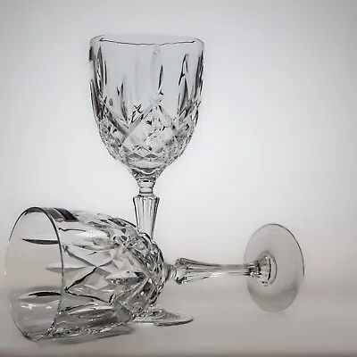 Mikasa Waterford Crystal Goblets | Wine Glasses | Beautiful Glassware For Two • $38.25