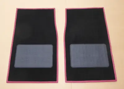 Mg Midget 1500 New Pair Of Black/red Front Footwell Carpets @ £33.00 (last Pair) • $41.68