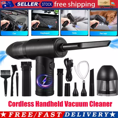 110000RPM Air Duster Compressed Air Blower Computer Cleaning Cleaner Cordless • $44.81