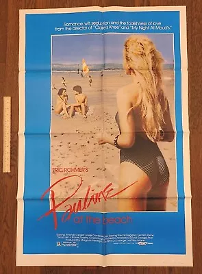 Pauline At The Beach Original One Sheet Movie Poster Eric Rohmer 1983  • $69.99