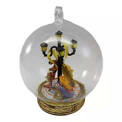 Flavia Milano Glass Globe Ornament Memory Venice Mardi Grass • $39.98