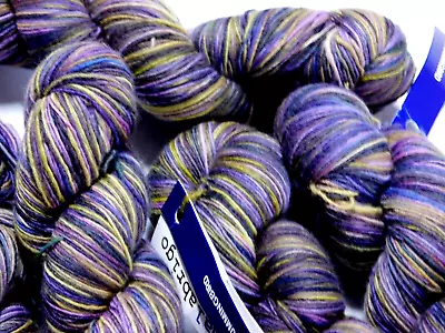 HUMMINGBIRD Purples+Greens+ 50g Skein 470yd Malabrigo LACE Baby Merino Wool YARN • $9.20