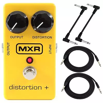 MXR M104 Distortion+ Guitar Effects Pedal With Cables • $104.99