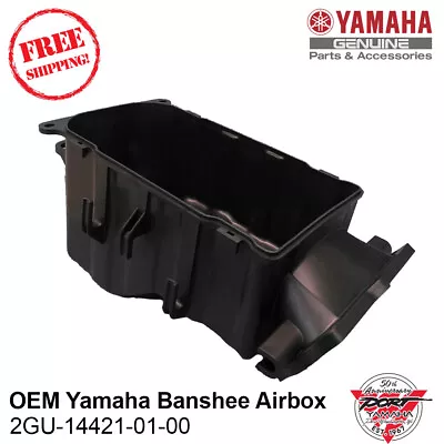 OEM 1987-06 Yamaha Banshee Stock Air Box Case Intake Air Cleaner 2GU-14421-01-00 • $112.90