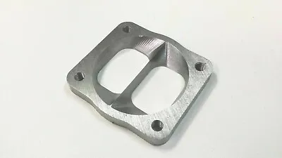 Divided T4  To 3.5  Inch Inlet Transition Turbo Flange Adapter 1/2  CNC Cut GT30 • $49.99