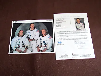 Michael Collins Apollo 11 Nasa Astronaut Signed Auto Vintage Litho Photo Jsa Loa • $1499.99