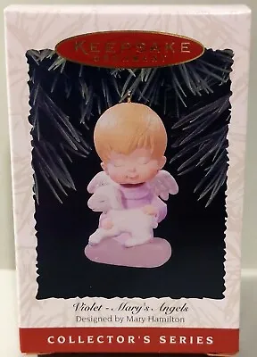 Violet Mary's Angels #9 In Series 1996 Hallmark Keepsake Ornament Mint In Box • $8.75