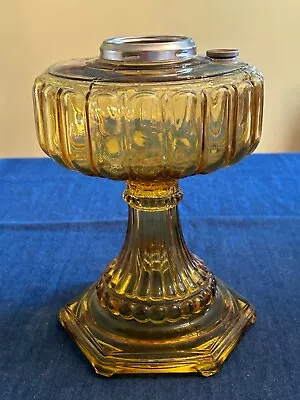 Aladdin Model B Amber Crystal Cathedral Oil Lamp • $125