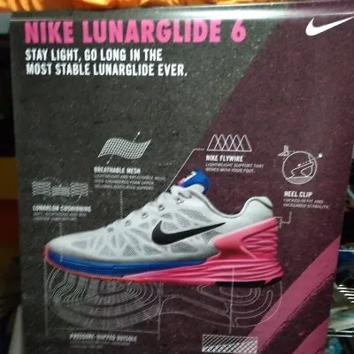  Nike Lunarglide 6 Promotional Poster Two Sided Vinyl  • $237.77