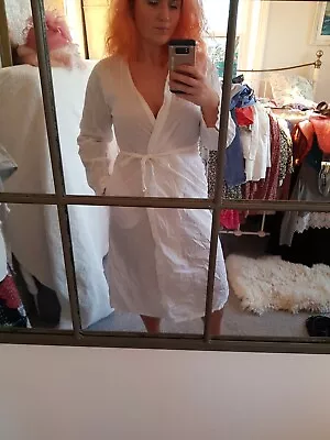 M&S Cotton Dressing Gown 12 • £5.50