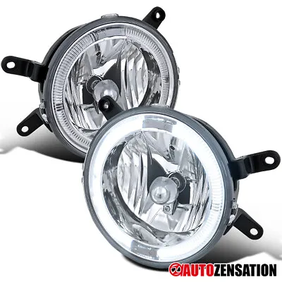 Fit 2005-2009 Ford Mustang GT LED Halo Rim Bumper Fog Lights Driving Lamps Pair • $98.99